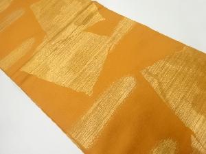 アンティーク　色紙模様織出し袋帯（材料）